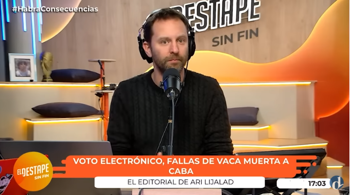 Voto electrónico, fallas de Vaca Muerta a CABA | El editorial de Ari Lijalad